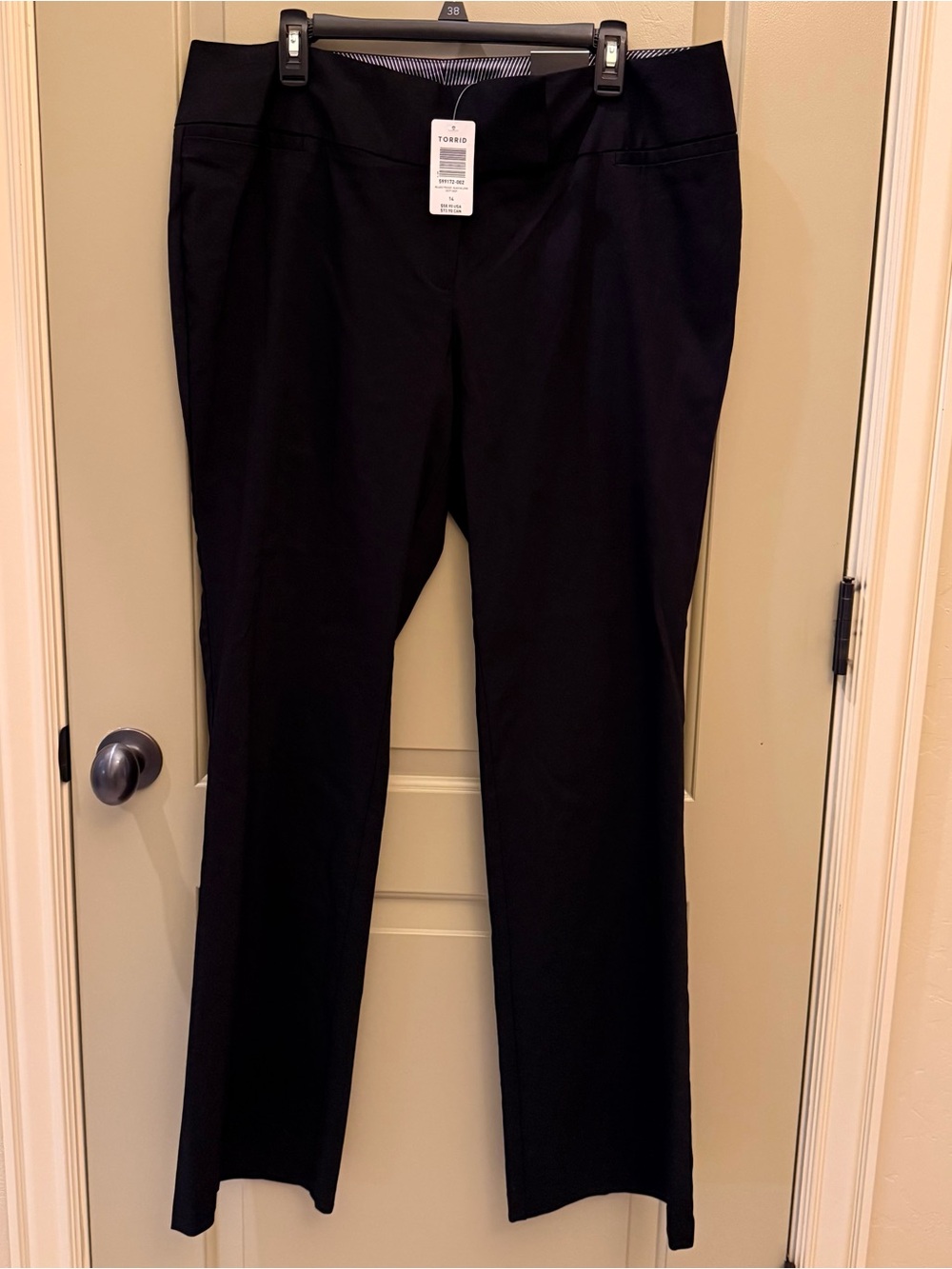 torrid Black Straight-Leg Trousers